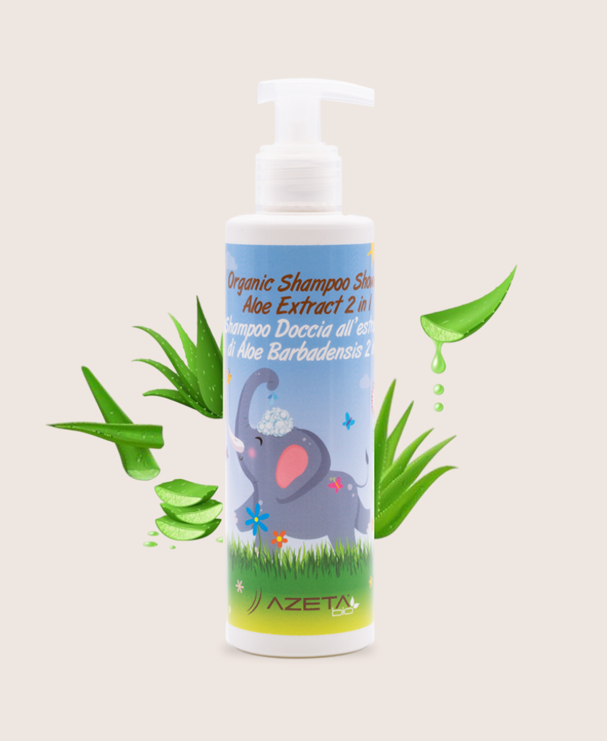 Organic Aloe Vera Extract Shampoo 2 in 1