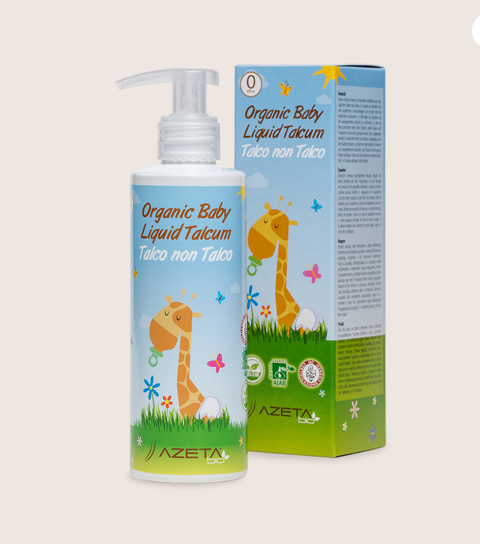 Organic Baby Liquid Talcum